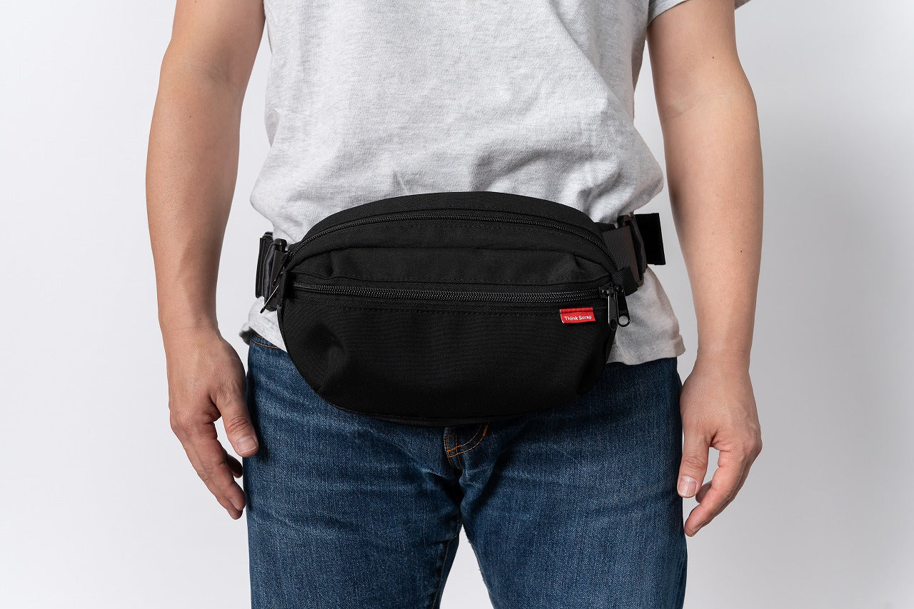 ボディバッグ|多機能で使いやすい|再生シートベルト使用(日本製)