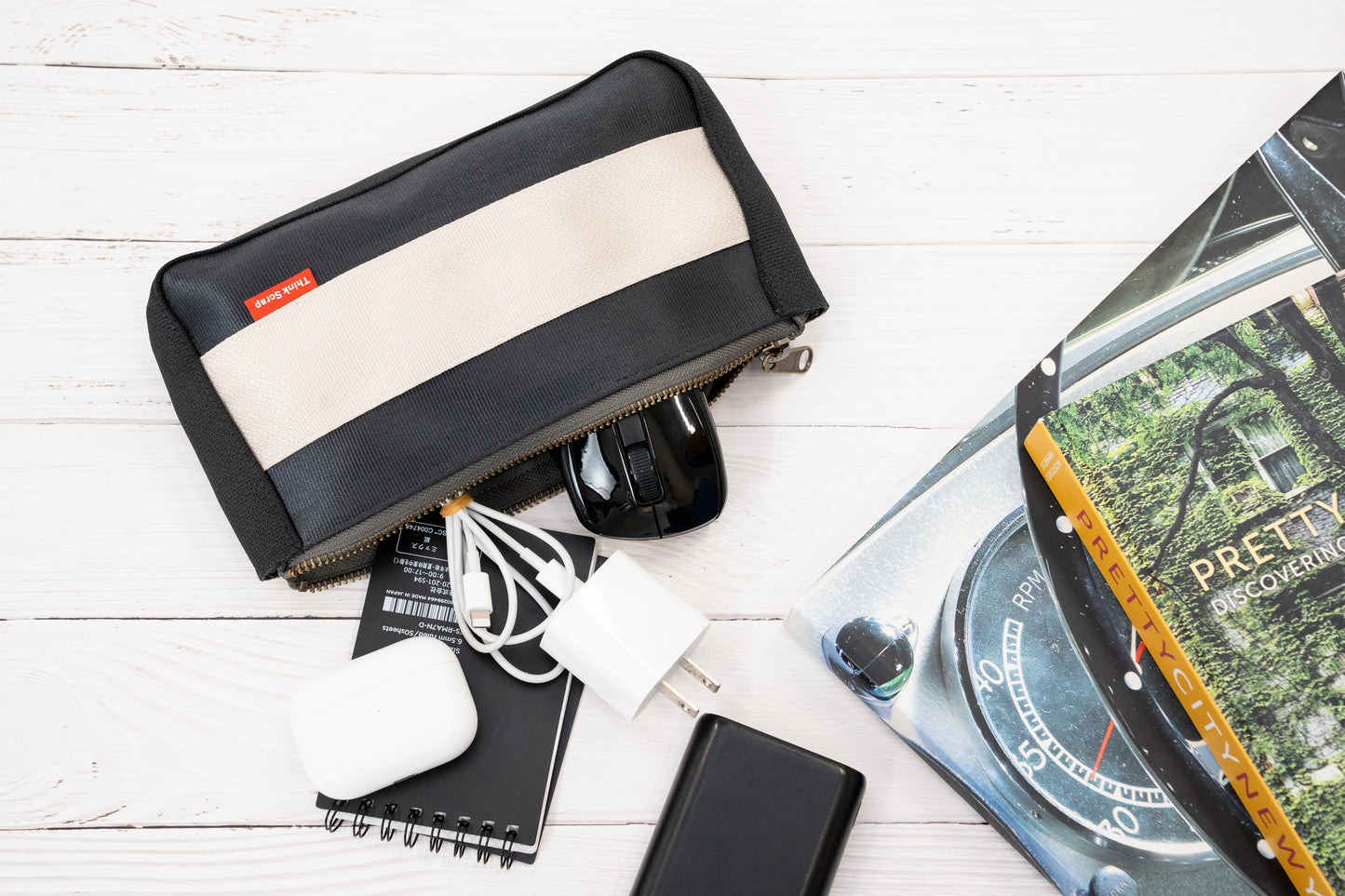 ポーチ|丈夫で汚れにくい|再生シートベルト使用(日本製)