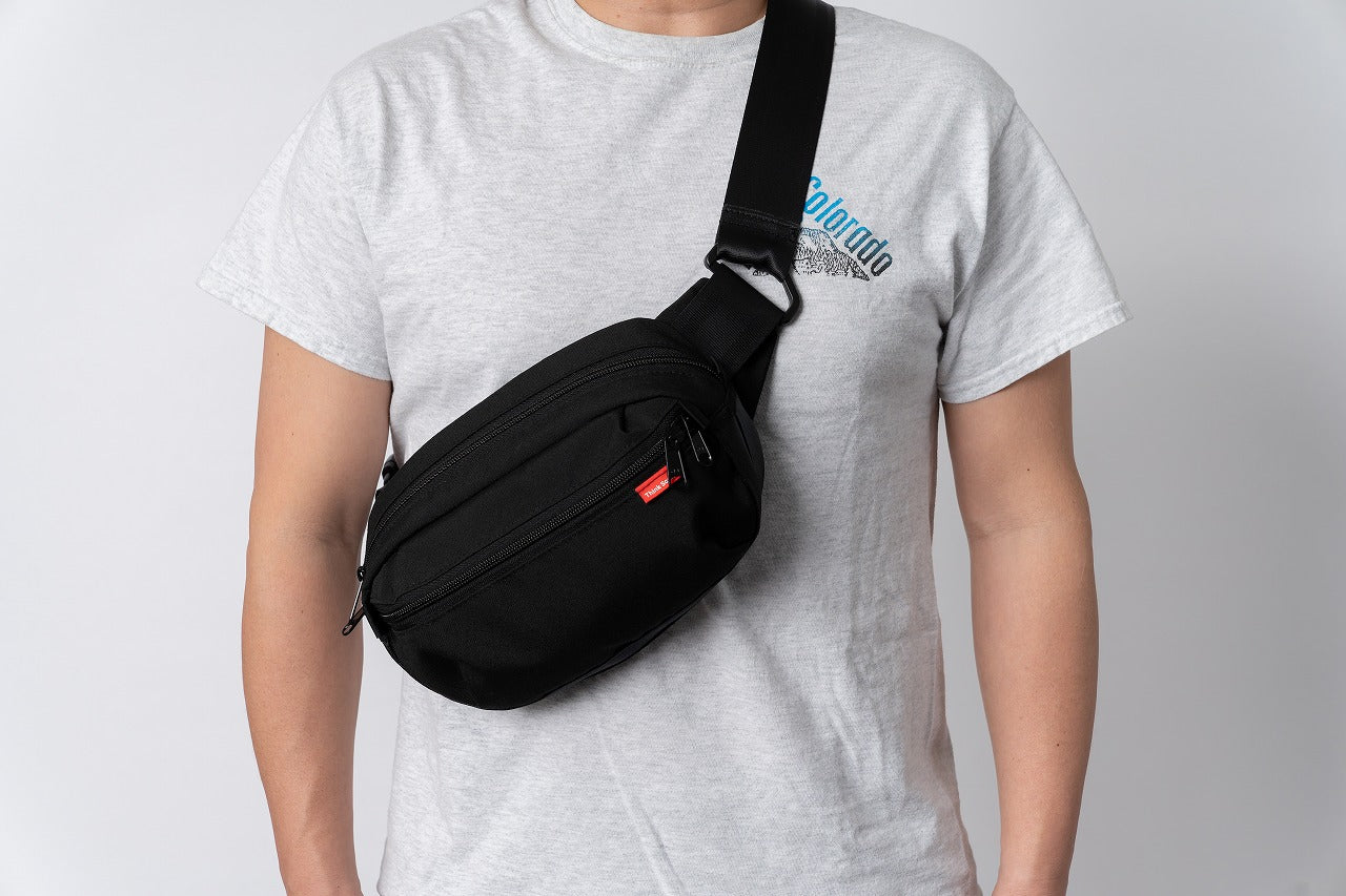 ボディバッグ｜多機能で使いやすい｜再生シートベルト使用（日本製）