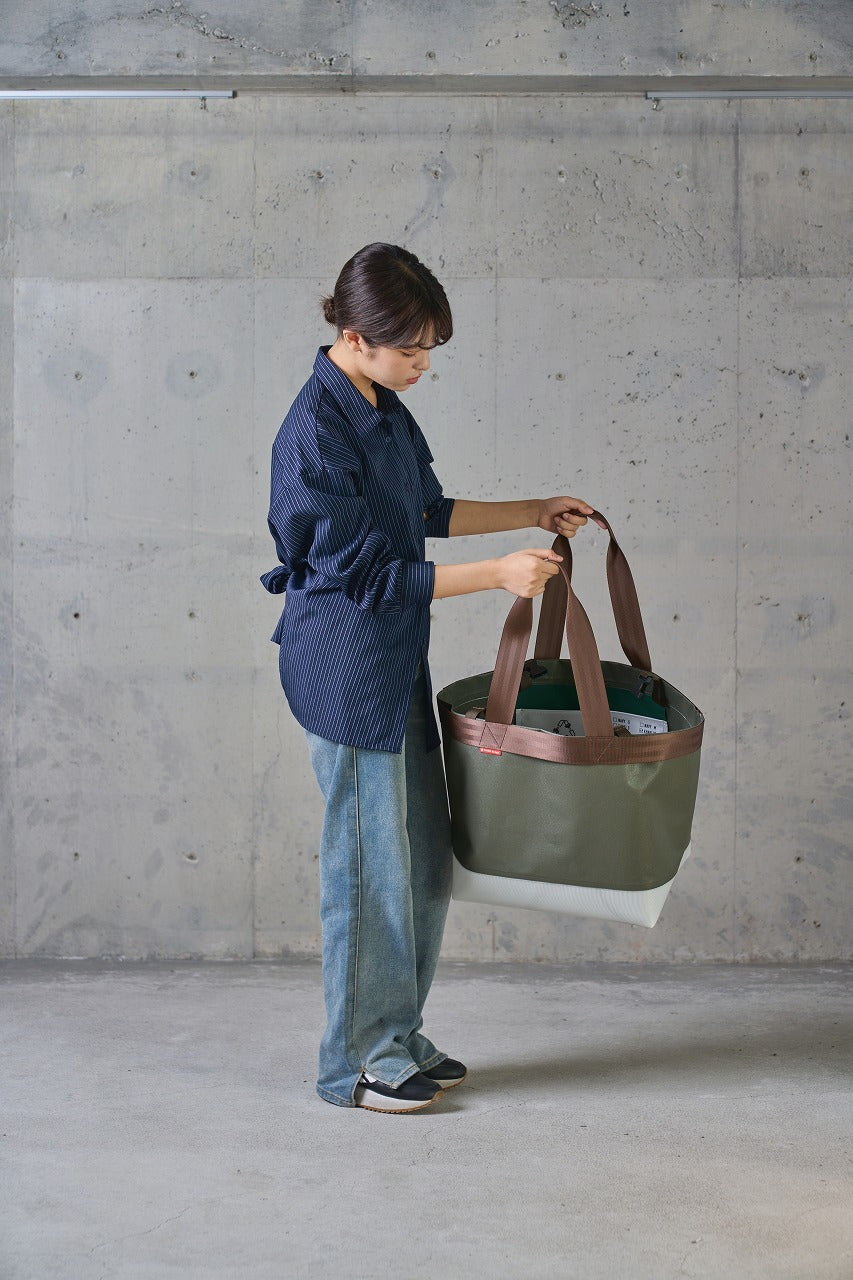 ギアバッグM｜シートベルト×テント×ターポリン｜耐水・洗える｜（日本製）