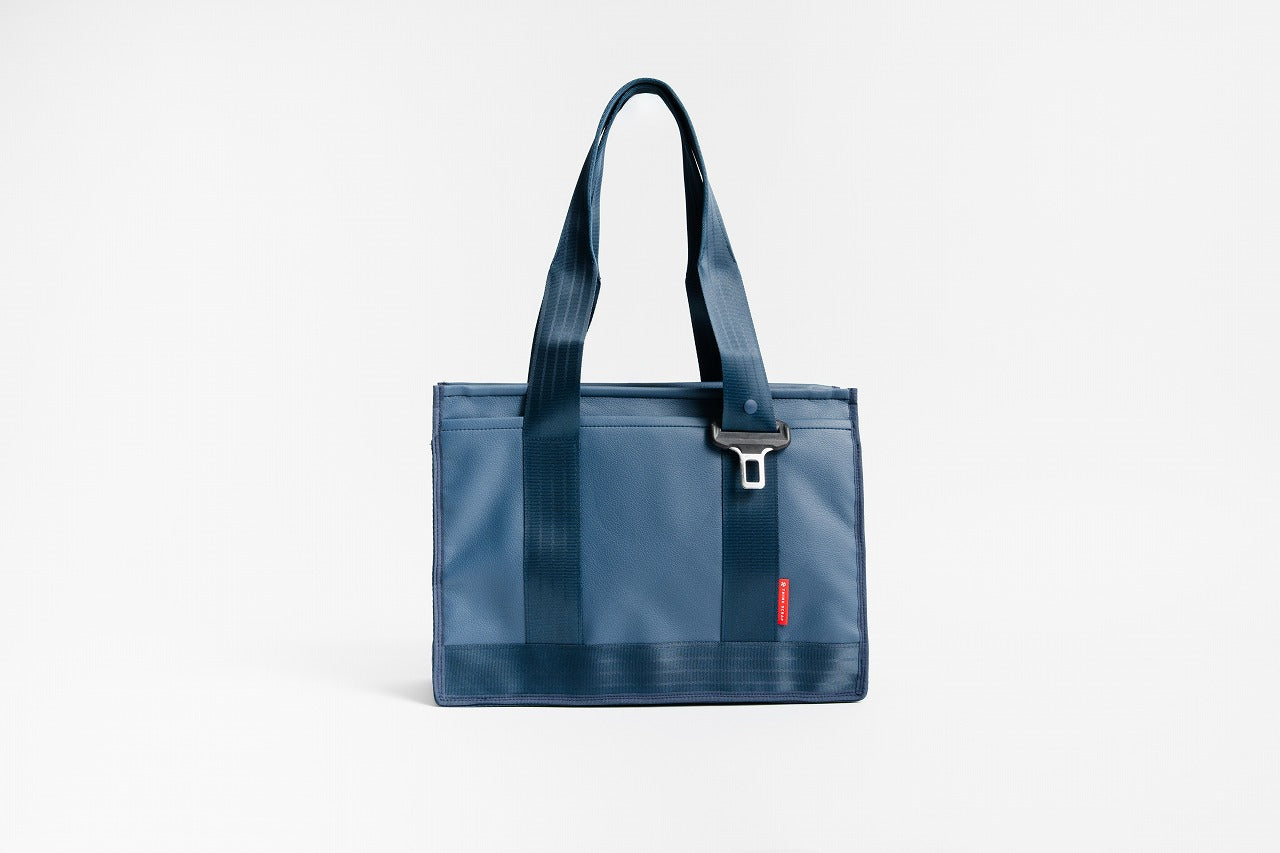 ビジネストート｜丈夫で機能的な横型トートバッグ｜再生シートベルト使用（日本製）