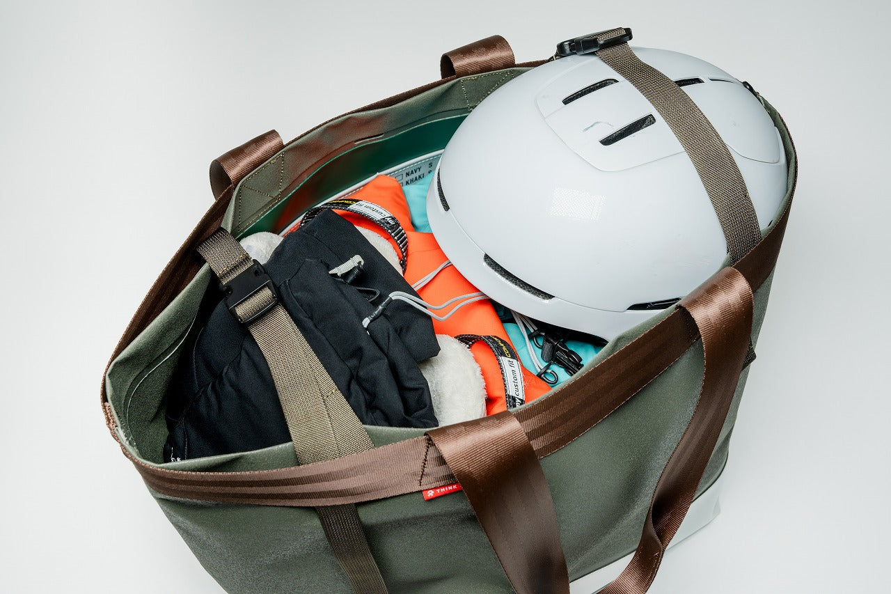 ギアバッグM｜シートベルト×テント×ターポリン｜耐水・洗える｜（日本製）